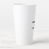 Weerbaarheidsmentaliteit voor Werk & Dagelijks Latte Mok (Voorkant)