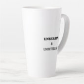 Weerbaarheidsmentaliteit voor Werk & Dagelijks Lev Latte Mok (Rechterhoek)