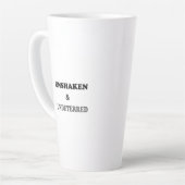 Weerbaarheidsmentaliteit voor Werk & Dagelijks Lev Latte Mok (Linkerhoek)