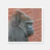 weerbare gorillamoeder servet (Voorkant)