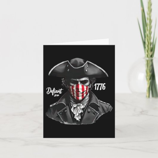 Weerbarstig sinds 1776 4 kaart (Voorkant)