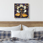 Weerbarstige Bloem Zoekt de Zon Canvas Afdruk (Insitu (Slaapkamer))