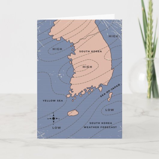 Weerbericht in Zuid-Korea (Voorkant)
