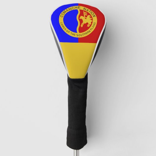 Weerbestendige gepersonaliseerde huisvlag golfheadcover (Voorkant)
