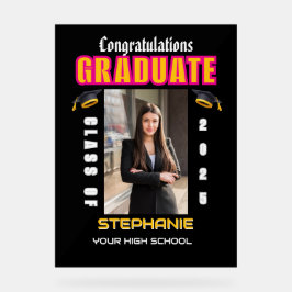 Weerbestendige persoonlijke huisvlag acryl bord