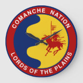 Weerbestendige persoonlijke huisvlag grote klok (Voorkant)