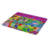 Weerbestendige persoonlijke huisvlag snijplank (Hoek)