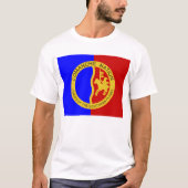 Weerbestendige persoonlijke huisvlag t-shirt (Voorkant)