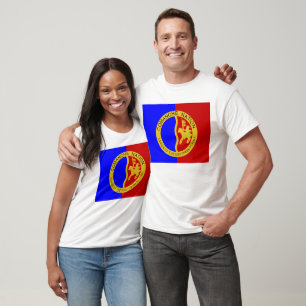 Weerbestendige persoonlijke huisvlag t-shirt
