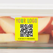 Weerbestendige QR Code Labels voor Bouw Logo (Aangebracht)