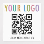 Weerbestendige QR Code Labels voor Bouw Logo (Design 2)