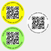 Weerbestendige QR-code labels voor de bouwsector