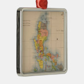 Weerestations Seismic No. 5 Metalen Ornament (Rechts)