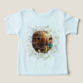 Weergalmend Verleden Fantasievolle Jongen en Bizon (Design voorkant)