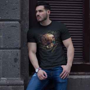 Weergalmend Verleden Fantasievolle Jongen en Bizon Tri-Blend Shirt