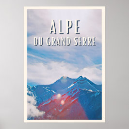 Weergave Alpe du Grand Serre Poster