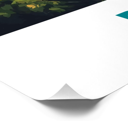 Weergave Barbados Perfect Poster (Hoek)