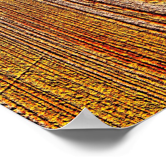 Weergave Bossen - geometrische structuurvormen Poster (Hoek)