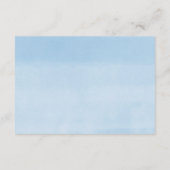 Weergave douche blauwe ballon eucalyptus groen informatiekaartje (Achterkant)