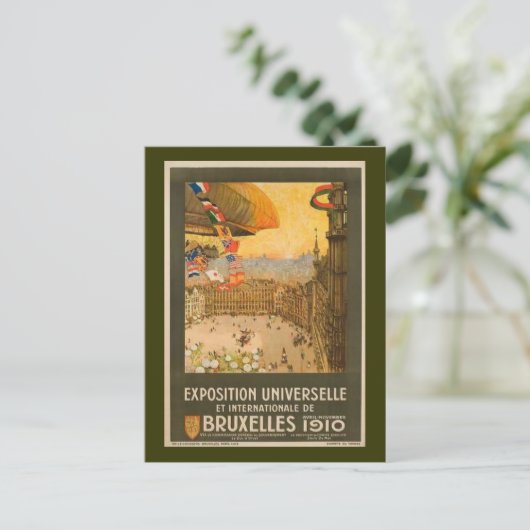  weergave in Brussel Briefkaart (Staand voorkant)