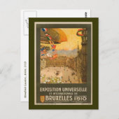  weergave in Brussel Briefkaart (Voorkant / Achterkant)