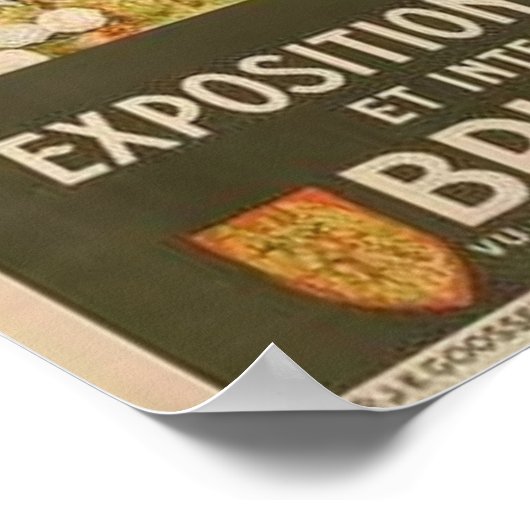  weergave in Brussel Poster (Hoek)