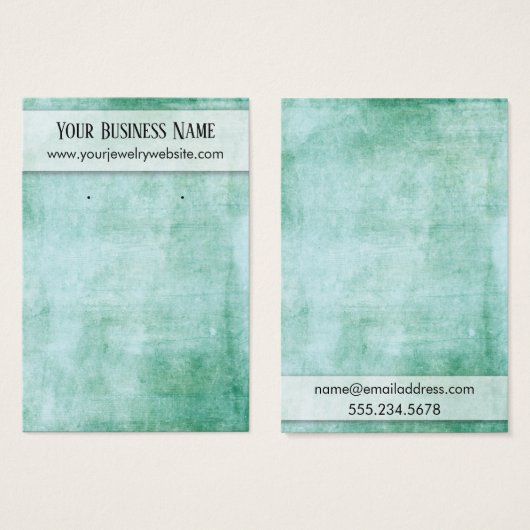 Weergave Kaart voor verstelbare groene haringhoude (Voorkant /achterkant)