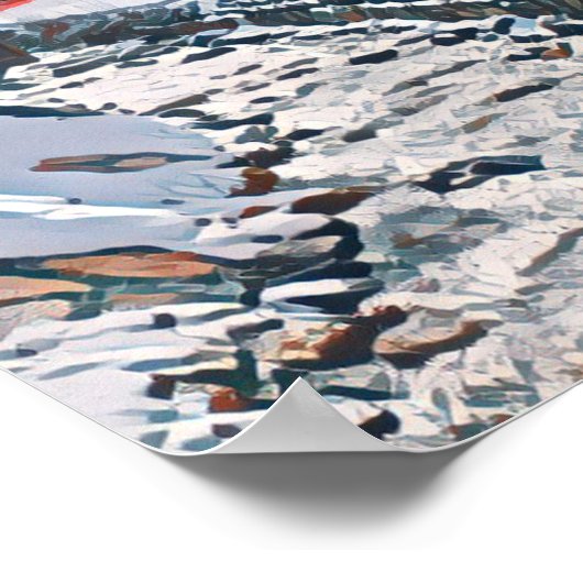 Weergave La Clusaz Poster (Hoek)