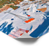 Weergave La Plagne Poster (Hoek)