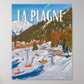Weergave La Plagne Poster (Voorkant)