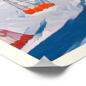 Weergave La Plagne Poster (Hoek)