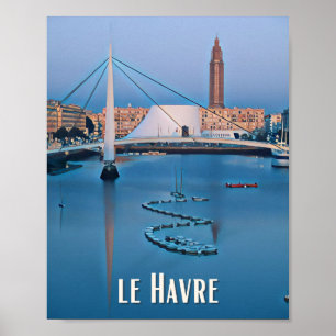Weergave Le Havre Photo Vintage Poster