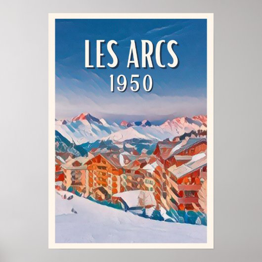 Weergave Les Arcs 1950 Poster (Voorkant)