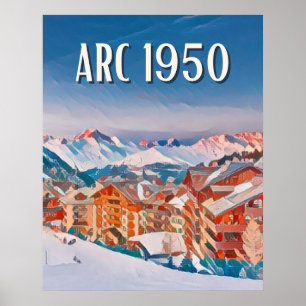 Weergave Les Arcs 1950 Poster