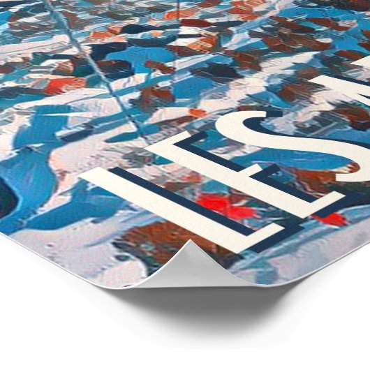Weergave Les Arcs Poster (Hoek)
