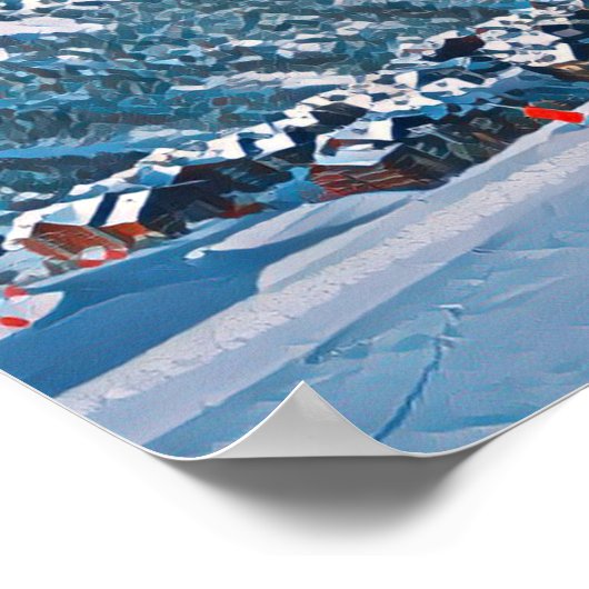 Weergave Les Arcs Poster (Hoek)