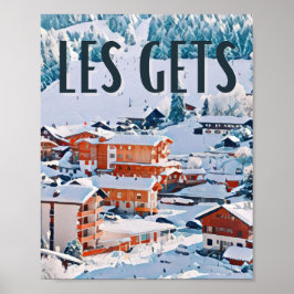 Weergave Les Gets Poster