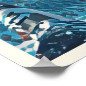 Weergave Les Karellis Skiresort Poster (Hoek)