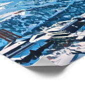 Weergave Les Menuires Poster (Hoek)