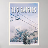 Weergave Les Saisies Poster (Voorkant)