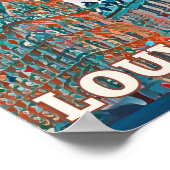 Weergave Leuven België Foto van Vintage Poster (Hoek)