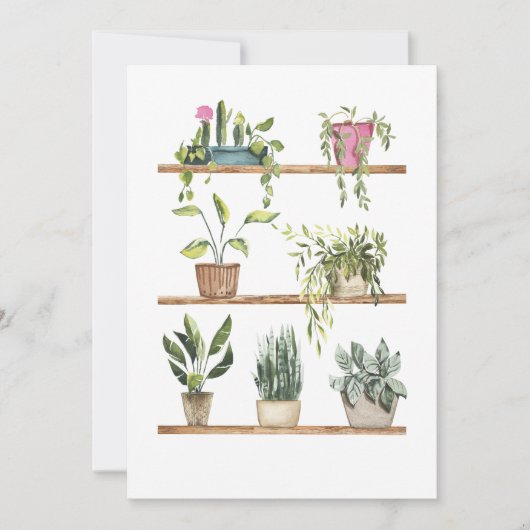 Weergave Potlood planten Bedankkaart (Voorkant)