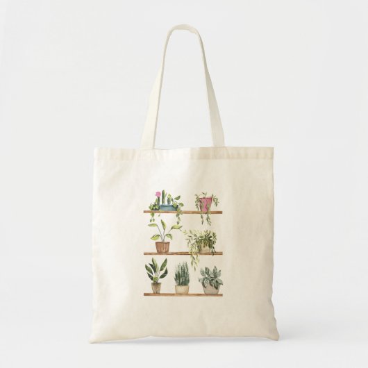 Weergave Potlood planten Tote Bag (Voorkant)