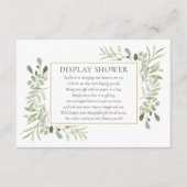 Weergave schetsen Greenery-vulling Informatiekaartje (Voorkant)