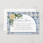 Weergave Shower, Citrus Italiaans thema loskoppele Informatiekaartje (Voorkant / Achterkant)