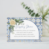 Weergave Shower, Citrus Italiaans thema loskoppele Informatiekaartje (Staand voorkant)