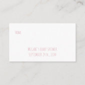 Weergave Shower: geen cadeaubonpoem sterren Cloud  Informatiekaartje (Achterkant)