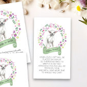 Weergave Shower: Geen omloopgedicht Kleine lamp Informatiekaartje