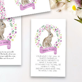 Weergave Shower: Geen omwikkelgedicht kleine bunde Informatiekaartje