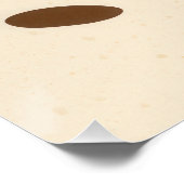 Weergave Terrazzo Chic: BREAKFAST Perfect Poster (Hoek)